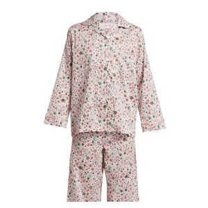 Papinelle Christmas Stars Pajamas Size 3XL 100% Cotton Sateen White PJS